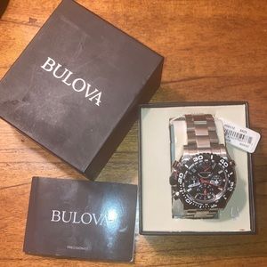 Precisionist Stainless steel, Bulova watch.. Brand new with tag and box..